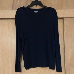 Studio Works Classic Black Long Sleeve Blouse